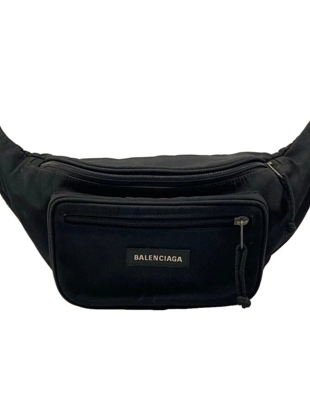 BALENCIAGA Explorer Beltpack 482389 Black Nylon Bum Bag
